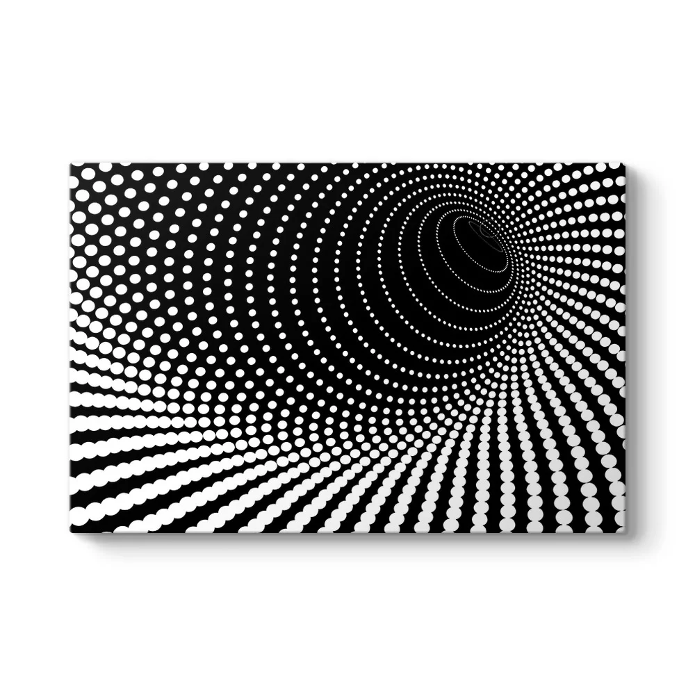 Siyah Vortex Tablosu - Model 1